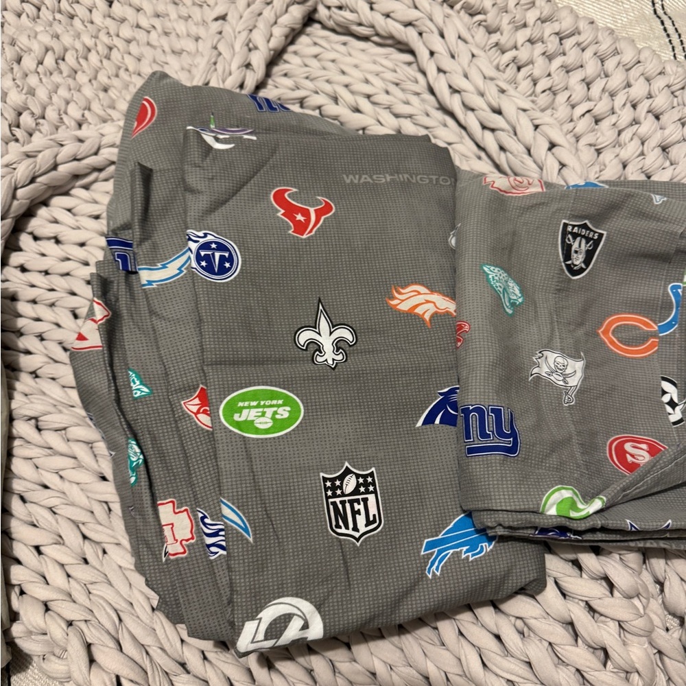 Pottery Barn NFL sheet set